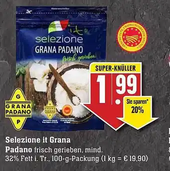 Scheck-in-Center Selezione it grana padano Angebot