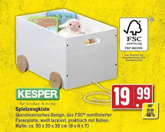 Scheck-in-Center Kesper spielzeugkiste Angebot