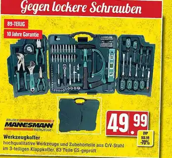 Scheck-in-Center Mannesmann werkzeugkoffer Angebot