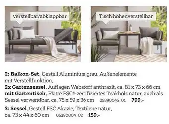 XXXLutz Balkon-set Angebot