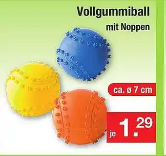 Zimmermann Vollgummiball mit noppen Angebot