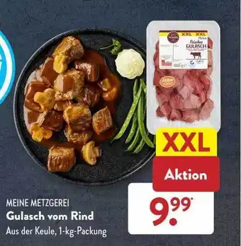 Aldi Süd Meine metzgerei gulasch vom rind Angebot