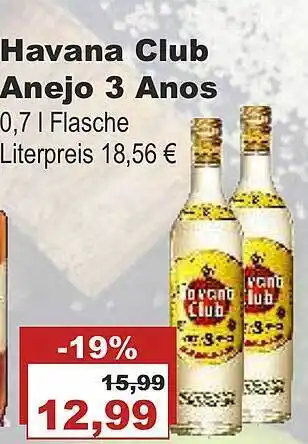 Bilgro Havana club anejo 3 anos Angebot
