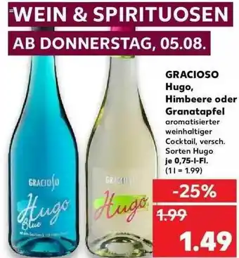 Kaufland Gracioso Hugo Hibeere Oder Granatapfel Angebot