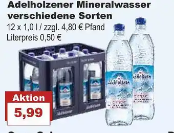 Bilgro Adelholzener mineralwasser Angebot