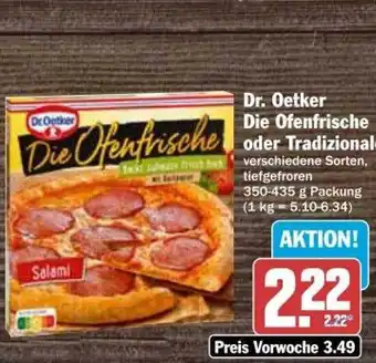 dodenhof Dr. oetker die ofenfrische oder tradizionale Angebot