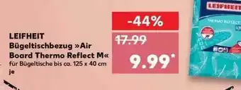 Kaufland Leifheit Bügeltischbezug »air Board Thermo Reflect M« Angebot