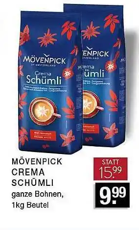 Edeka Zurheide Mövenpick crema schümli Angebot