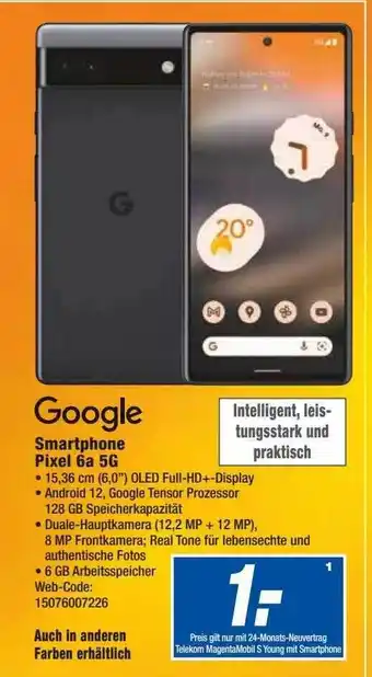 HEM Expert Google smartphone pixel 6a 5g Angebot