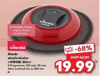 Kaufland Staub-wischroboter »virobi Slim« Angebot