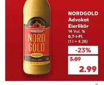 Kaufland Nordgold Advokat Eierlikör Angebot