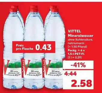 Kaufland Vittel Mineralwasser Angebot