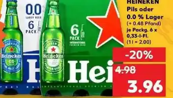 Kaufland Heineken Pils Oder 0.0% Lager Angebot