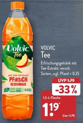 Aldi Nord Volvic Tee 1,5 L Flasche Angebot