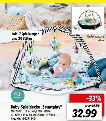 Lidl Baby-spieldecke „smartplay” Angebot