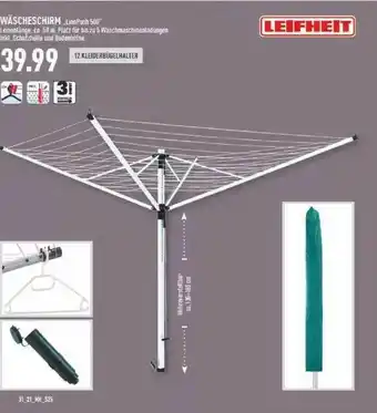 Marktkauf Leifheit Wäscheschirm Angebot