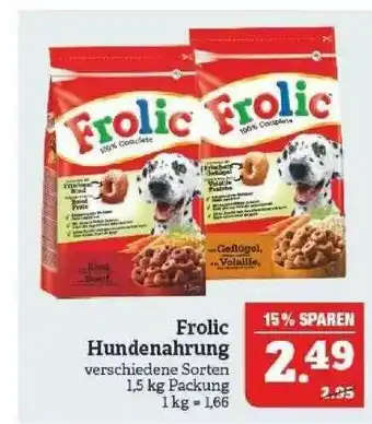 Marktkauf Frolic Hundenahrung Angebot