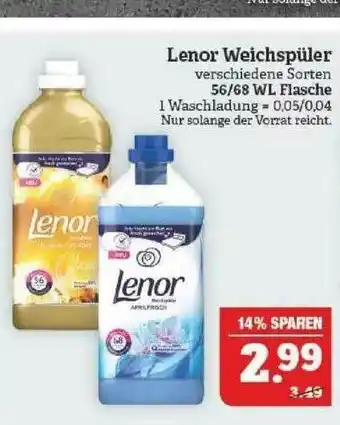 Marktkauf Lenor Weichspüller Angebot