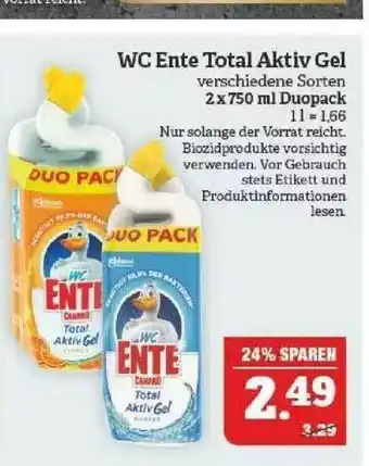 Marktkauf Wc Ente Total Aktiv Gel Angebot