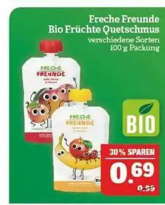 Marktkauf Freche Freunde Bio Früchte Quetschmus Angebot