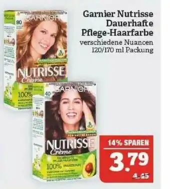 Marktkauf Garnier Nutrisse Dauerhafte Pflege-haarfarbe Angebot