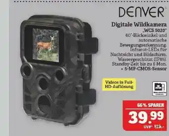 Marktkauf Denver Digitale Wildkamera „wcs 5020” Angebot