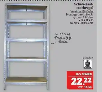 Marktkauf Schwerlast-steckregal Angebot