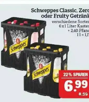 Marktkauf Schweppes Classic Zero Oder Fruity Getränk Angebot