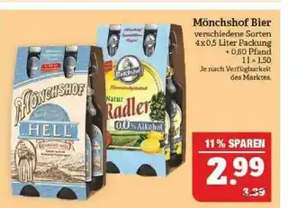 Marktkauf Mönchshof Bier Angebot