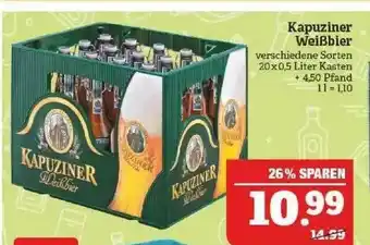 Marktkauf Kapuziner Weißbier Angebot