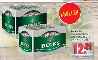 alldrink Beck's 20*500/24*330ml Angebot