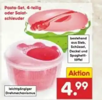 Netto Marken-Discount Pasta-set 4-teillig Oder Salat-schlevder Angebot