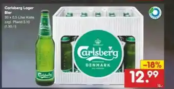 Netto Marken-Discount Carlsberg Lager Bier Angebot