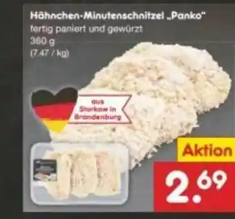 Netto Marken-Discount Hähnchen-minutenschnitzel „panko” Angebot