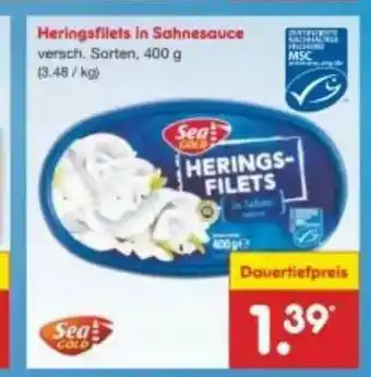 Netto Marken-Discount Heringsfilets In Sahnesauce Angebot