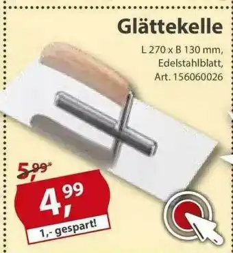 Sonderpreis Baumarkt Glättekelle Angebot