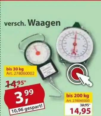 Sonderpreis Baumarkt Waagen Angebot