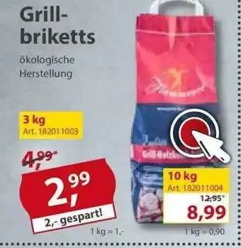 Sonderpreis Baumarkt Grillbriketts Angebot