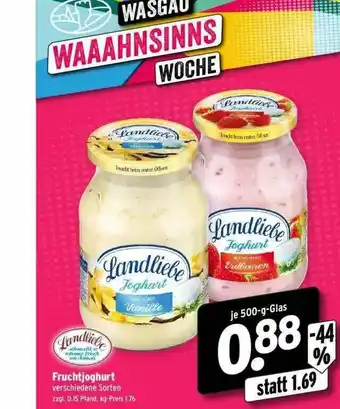 Wasgau Landliebe Fruchtjoghurt Angebot