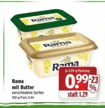 Wasgau Rama Mit Butter Angebot