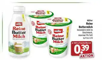 Wasgau Müller Reine Buttermilch Angebot