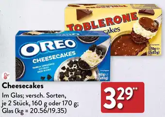 Aldi Nord Cheesecakes 160 g oder 170 g Angebot