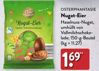 Aldi Nord Osterphantasie Nugat Eier 150 g Beutel Angebot