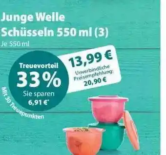 Wasgau Junge Welle Schüsseln Angebot