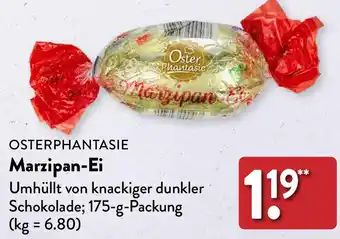 Aldi Nord Osterphantasie Marzipan-Ei 175 g Packung Angebot