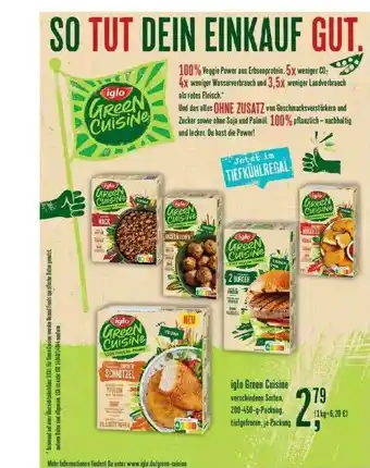 Wasgau Iglo Green Cuisine Angebot