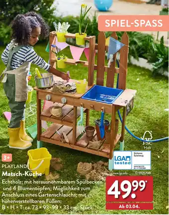 Aldi Nord Playland Matsch Küche Angebot