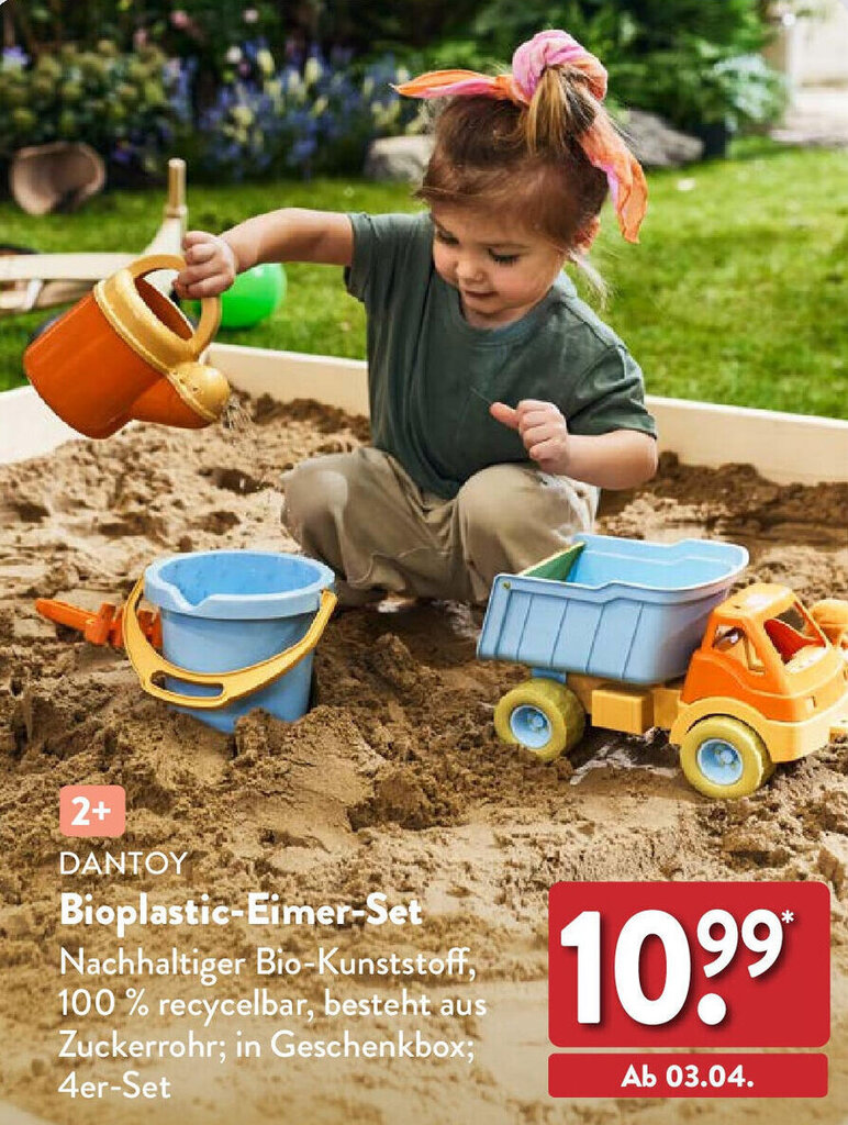 Dantoy Bioplastic Eimer Set Angebot bei Aldi Nord
