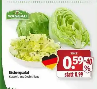 Wasgau Eisbergsalat Angebot