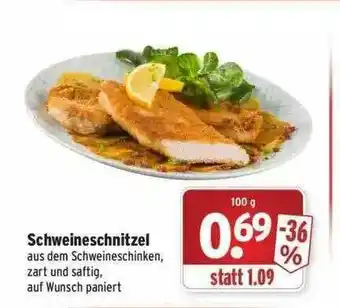 Wasgau Schweineschnitzel Angebot